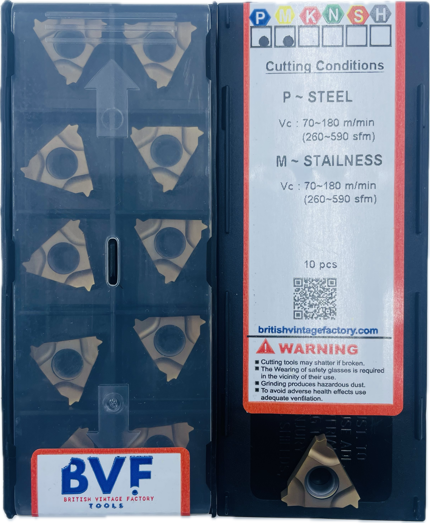 BVF 16ER/IR 14W ISO THREADING INSERT (PACK OF 10)
