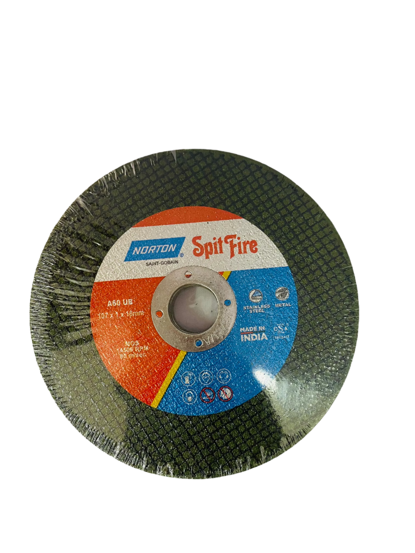 NORTON SPIT FIRE 4"(107mm) DOUBLE NET CUT OFF WHEEL - PACK OF 6 (BUY 5 GET 1 FREE)