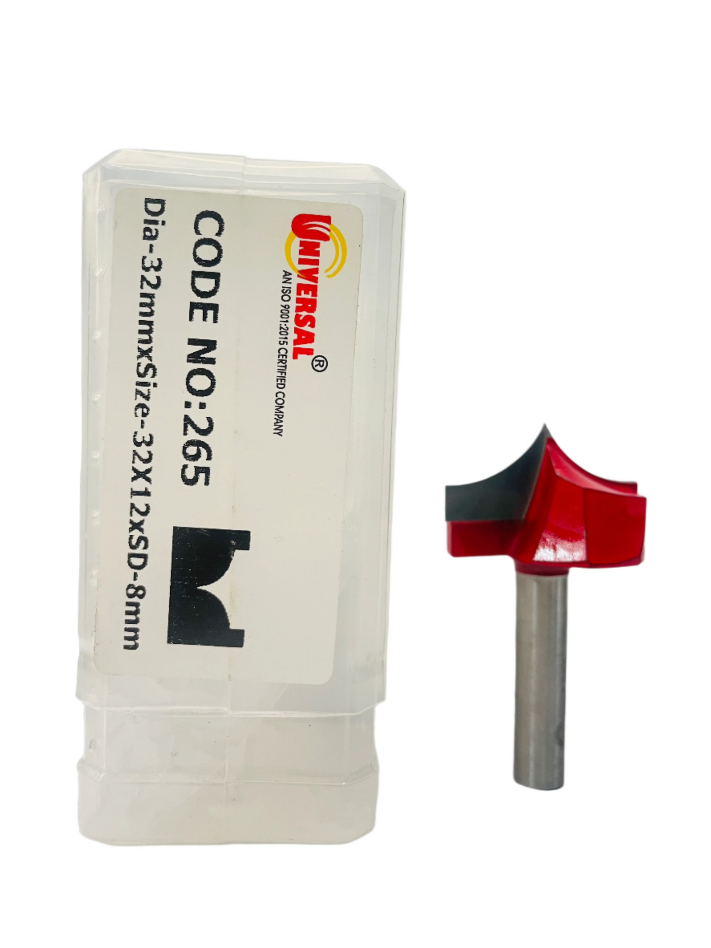 UNIVERSAL (CODE 265) 32mm x 12mm OVOLO CNC ROUTER BIT