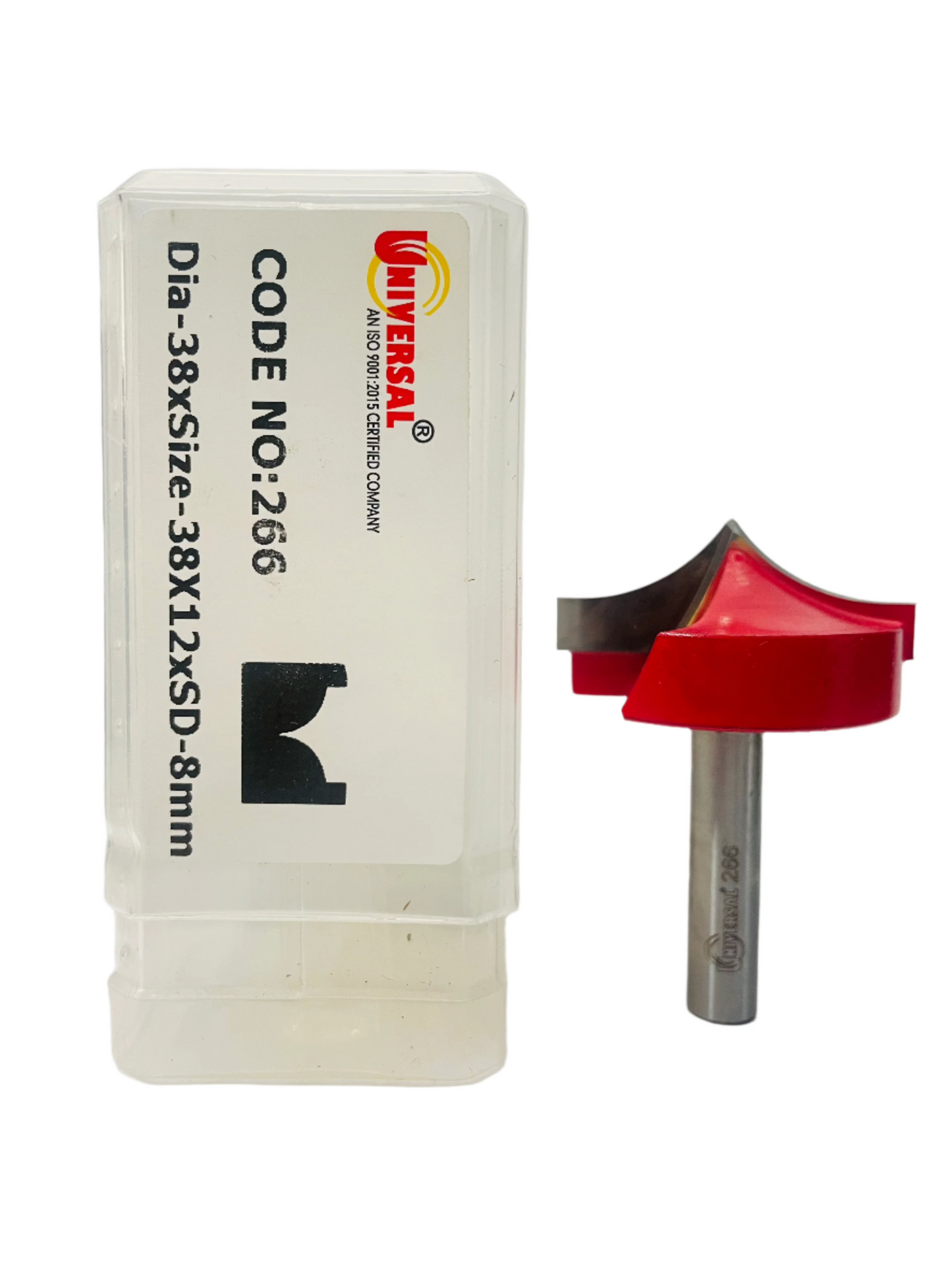 UNIVERSAL (CODE 266) 38mm x 12mm OVOLO CNC ROUTER BIT