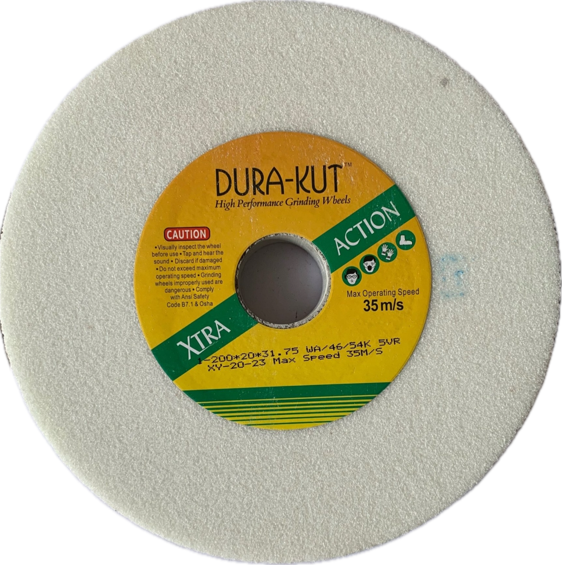DURA-KUT GRINDING WHEEL 8"x 1/2" x 1.25"