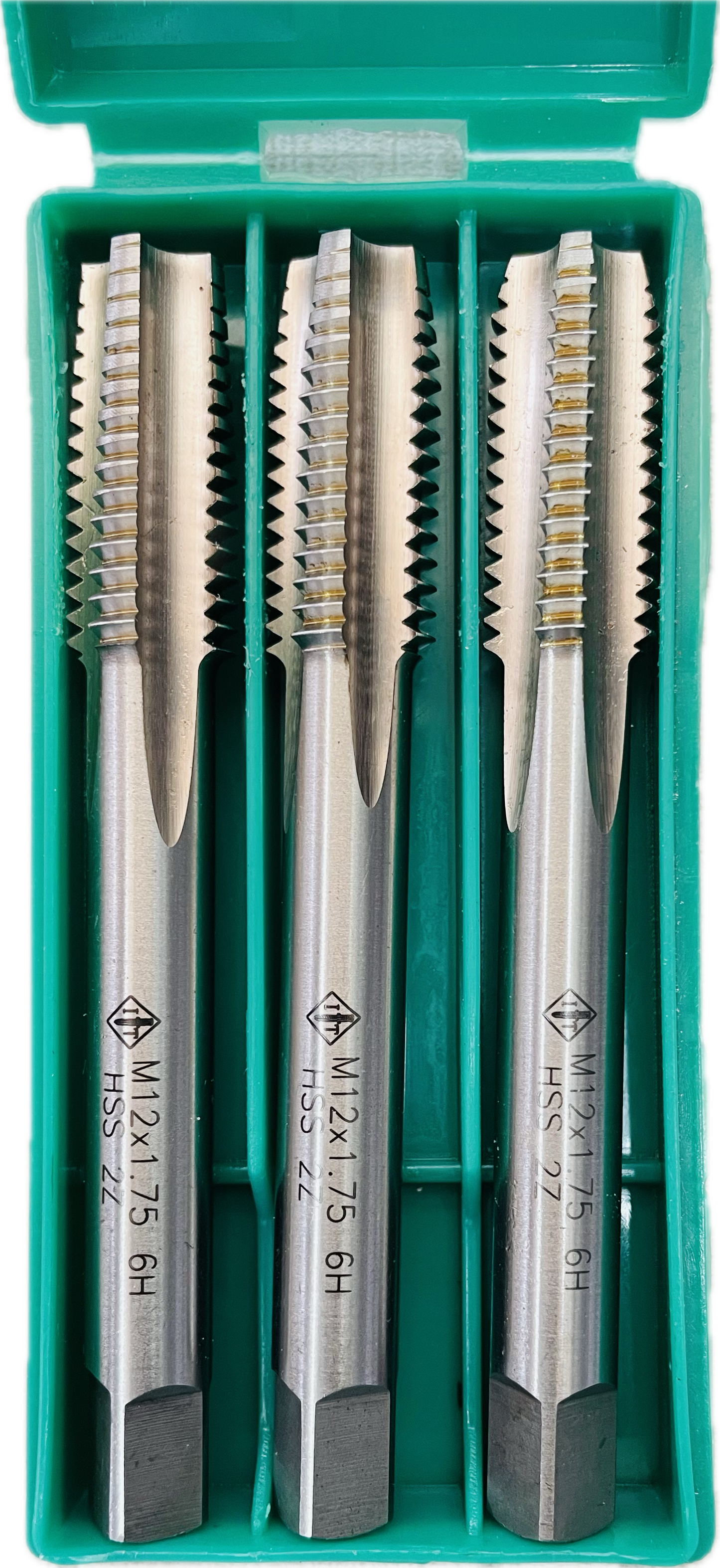 IT BRAND HAND/MACHINE HSS TAP SET M12 x 1.75 (SET OF 3)
