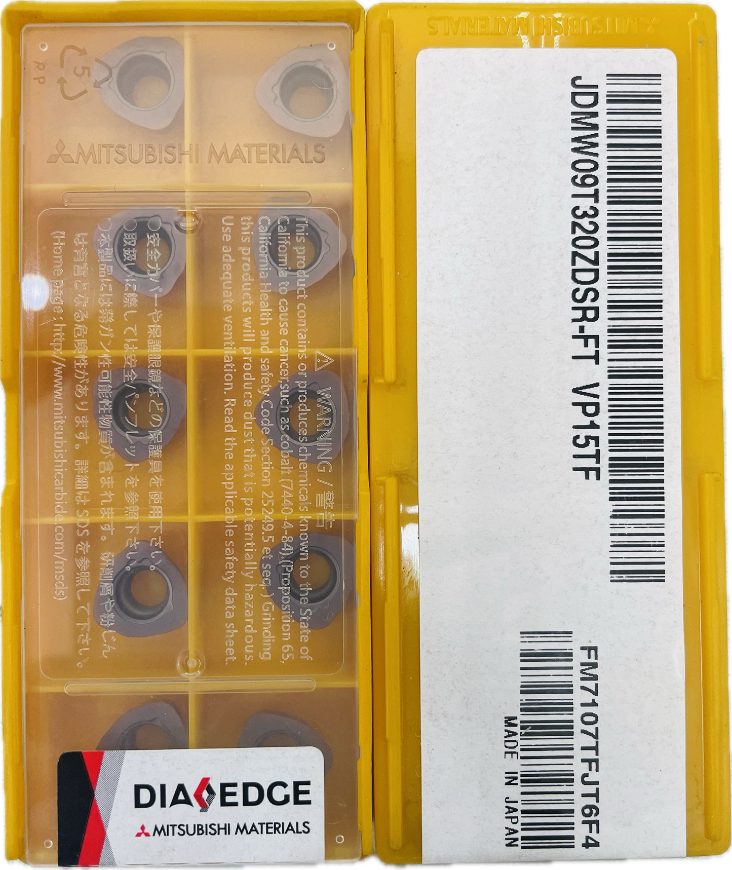 MITSUBISHI INSERT JDMW09T320 ZDSR FT VP15TF (PACK OF 10)