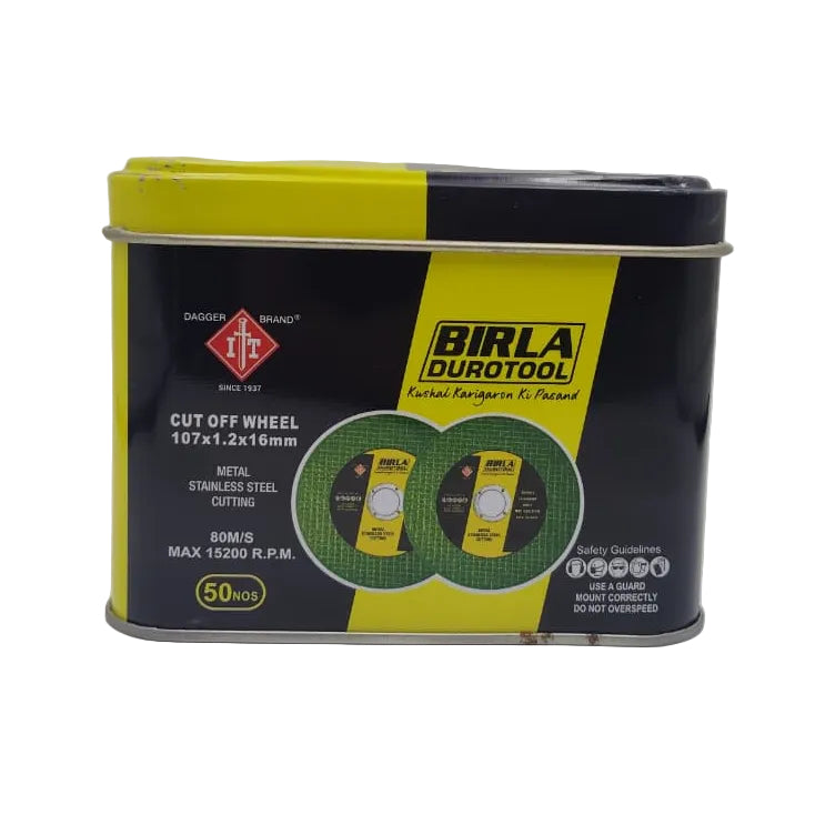 4" CUT OFF WHEEL - BIRLA DUROTOOL (PACK OF 50)