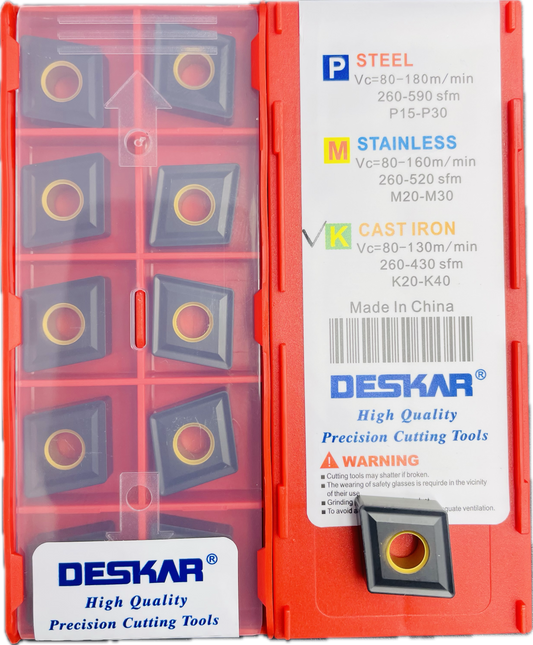 DESKAR CNMG120404/08/12 LF3018 (PACK OF 10)