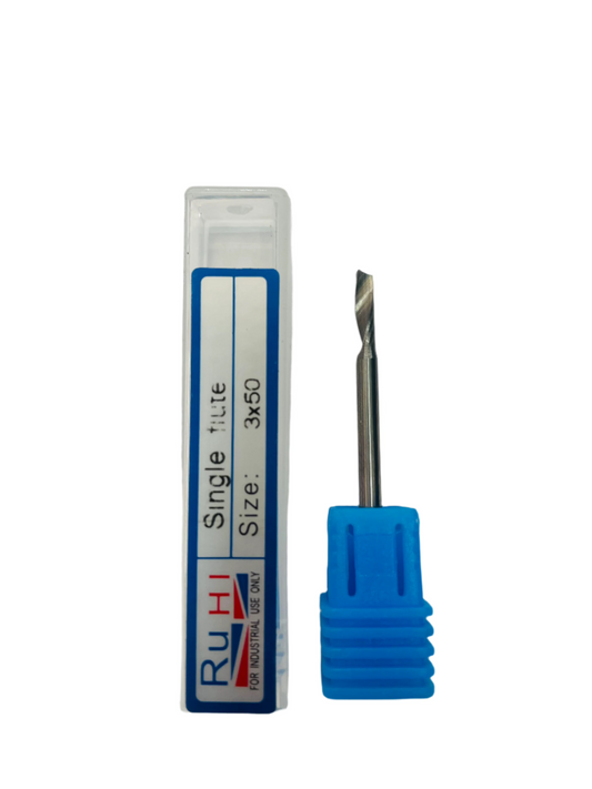 3MM SINGLE FLUTE CNC ROUTER BIT (CARBIDE)