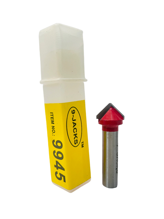 9-JACKS (9945) 14MM 45° V SHAPED CNC ROUTER BIT