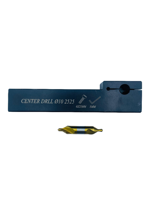 CENTER DRILL HOLDER 8/10MM 25X25MM SHANK