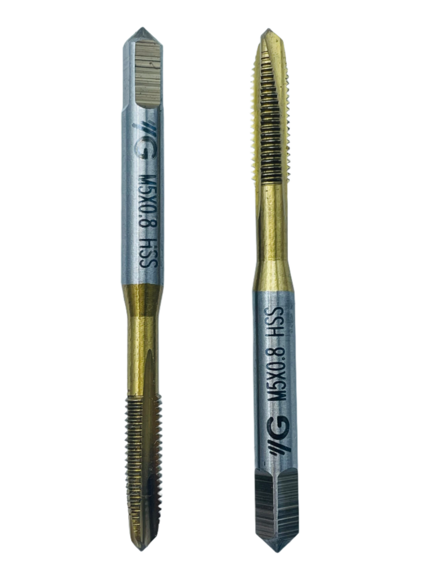 TAP M5 X 0.8 HSS SPPT TITANIUM COATED (PACK OF 2)