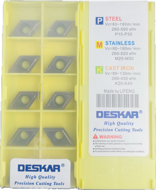 DESKAR DCMT11T304/08 LF6018 (PACK OF 10)