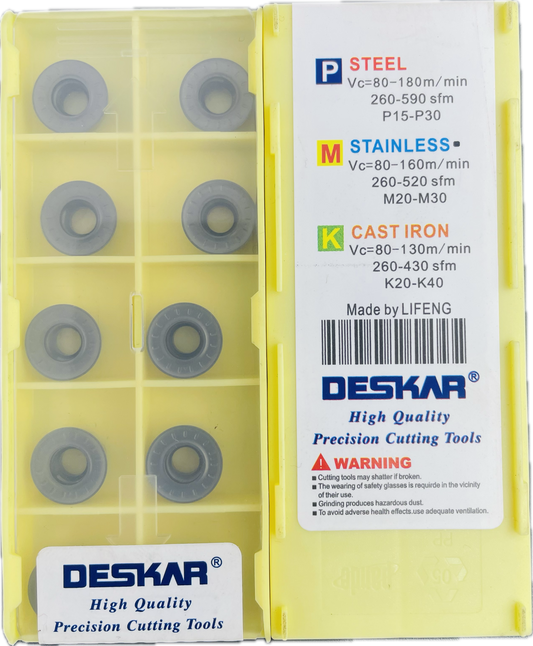 DESKAR R6 INSERT RPMT1204M0-TT LF6018 (PACK OF 10)