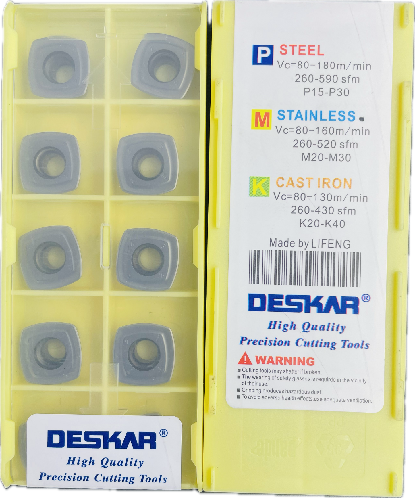 DESKAR SDMT120512-PH JF6018 HIGH FEED INSERT (PACK OF 10)