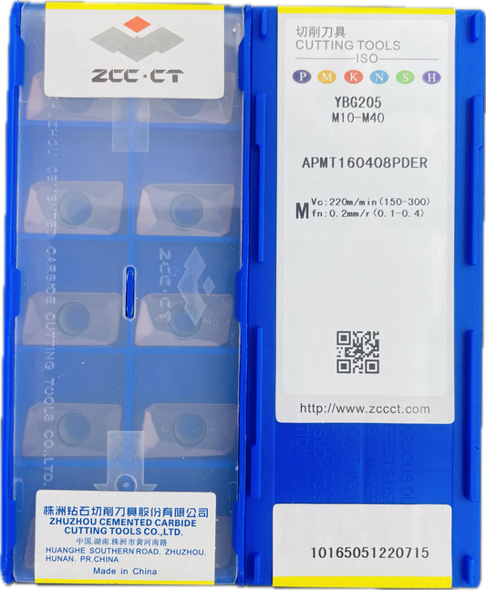 ZCC-CT APMT160408 PDER YBG205 (PACK OF 10)