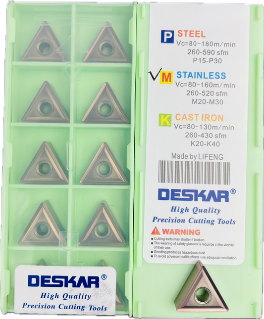 DESKAR TNMG160404/08/12 MA/MQ LF6118 (PACK OF 10)