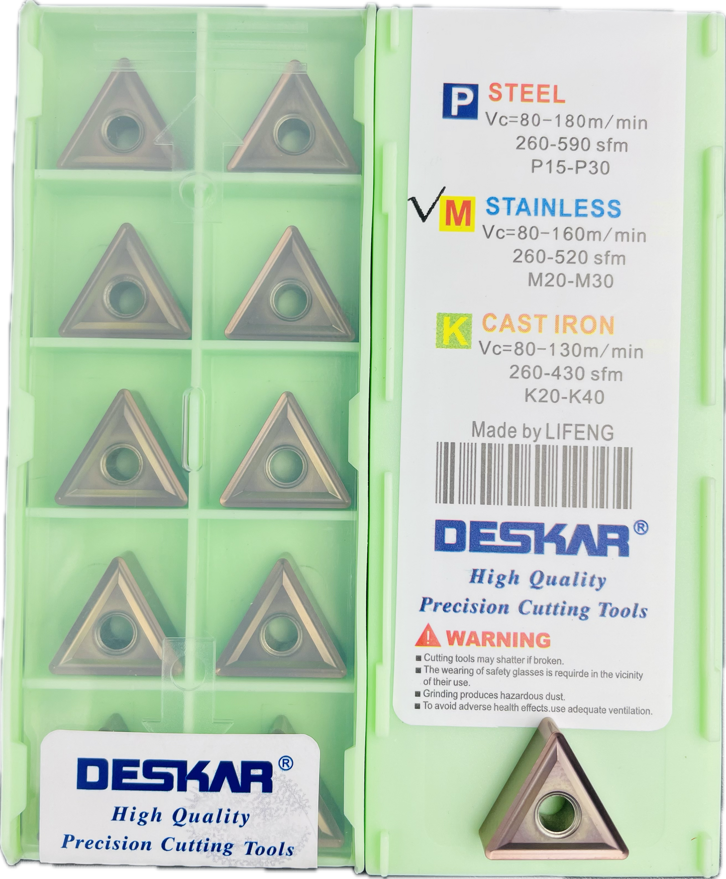 DESKAR TNMG160404/08/12 MA/MQ LF6118 (PACK OF 10)