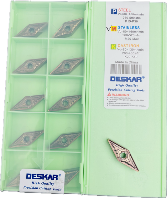 DESKAR VNMG160404/08-HS LF6118 (PACK OF 10)