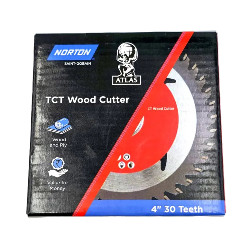 TCT WOOD CUTTER -  NORTON 4"x 30 TEETH ( PACK OF 1)