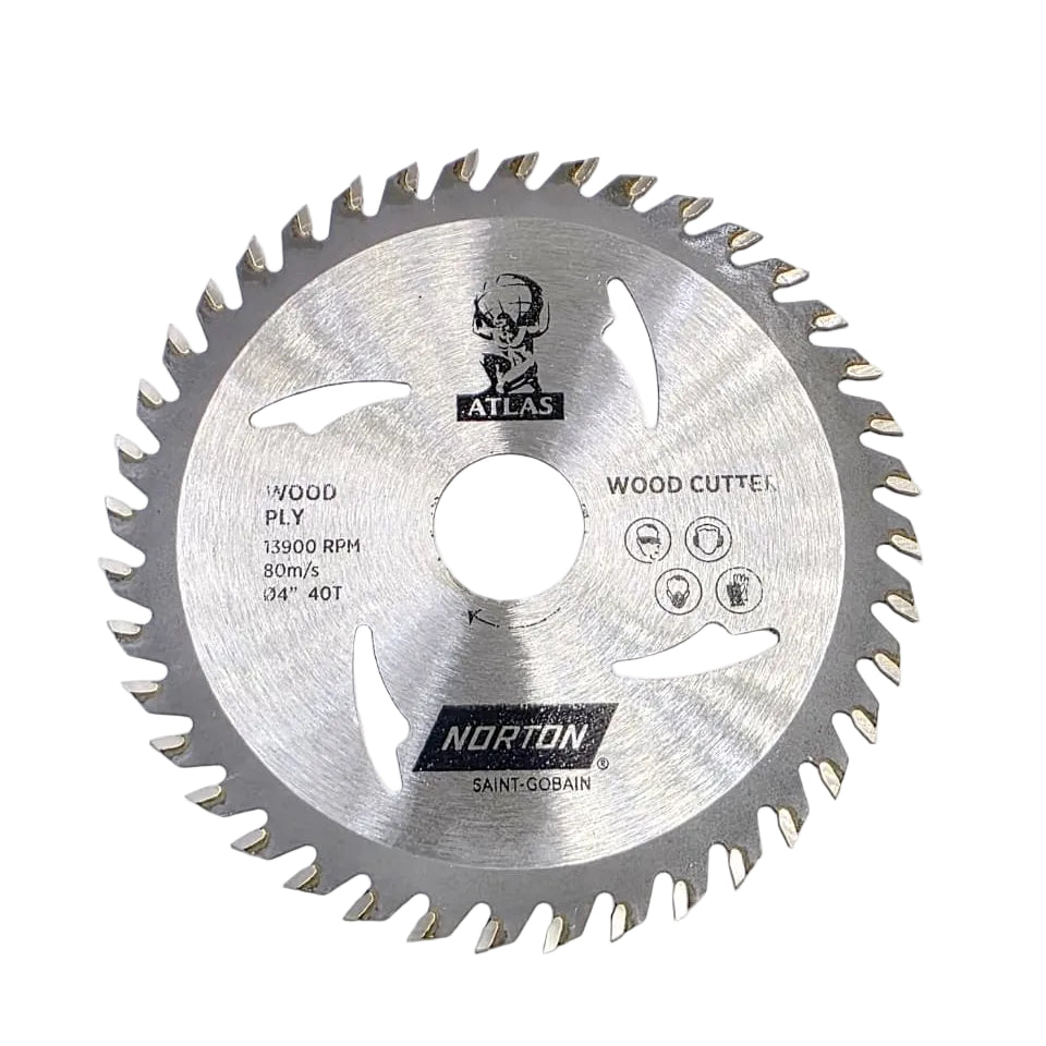 TCT WOOD CUTTER - NORTON 4"x 40 TEETH ( PACK OF 1 )