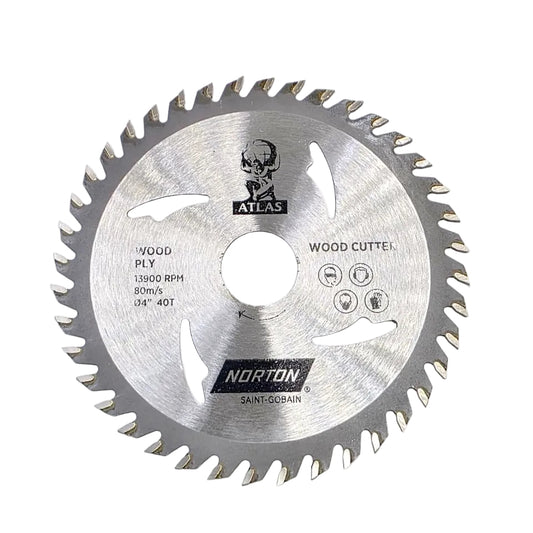 TCT WOOD CUTTER - NORTON 4"x 40 TEETH ( PACK OF 1 )