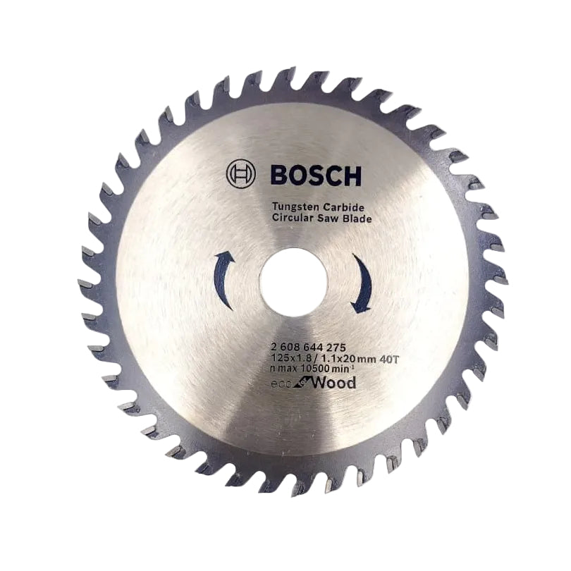 TCT WOOD CUTTER BOSCH 5"x 40 TEETH (PACK OF 1)