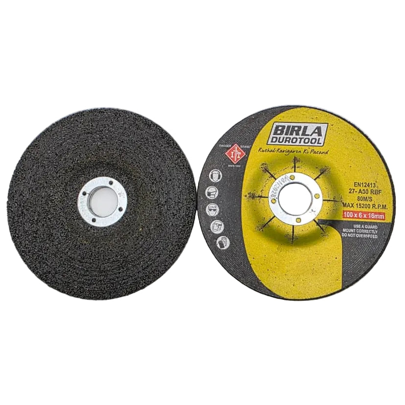 4" GRINDING WHEEL - BIRLA DUROTOOL (PACK OF 25)