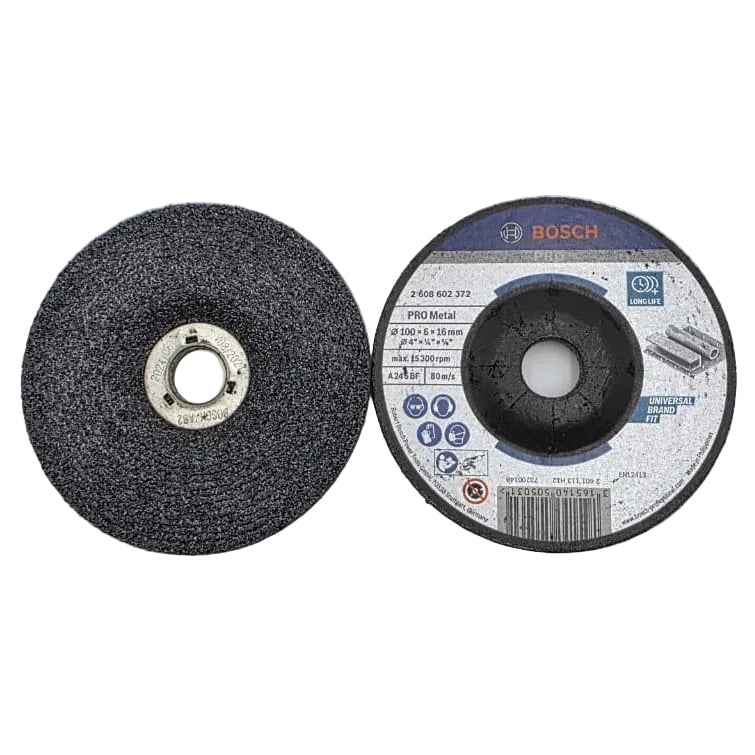 4" GRINDING WHEEL - BOSCH (PACK OF 25)