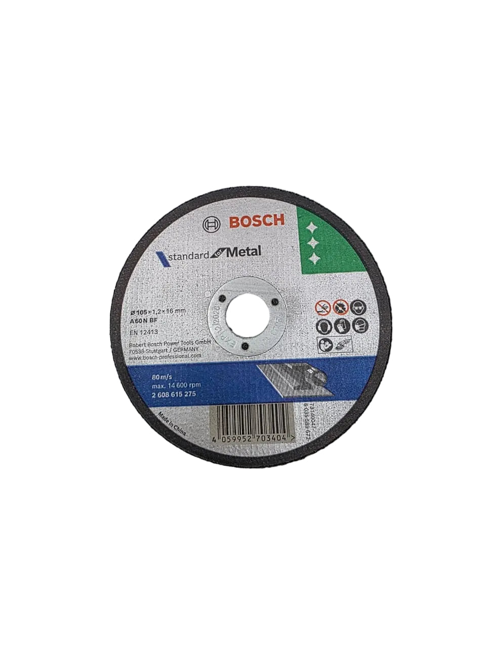 4" CUT OF WHEEL-BOSCH (PACK OF 25)