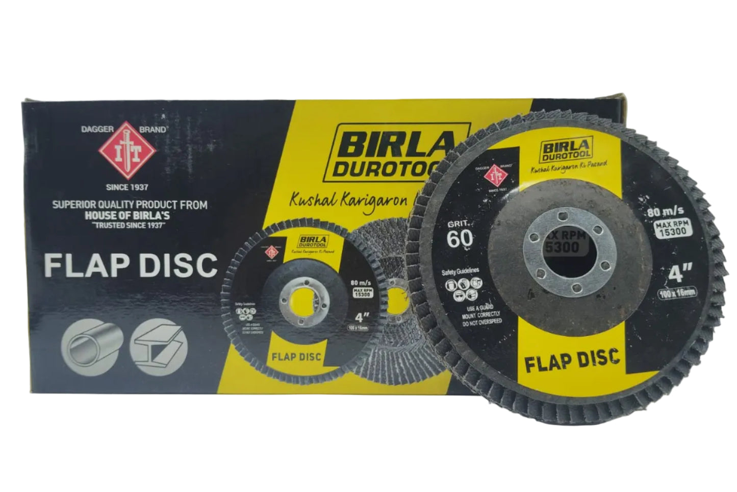 FLAP DISC - BIRLA DUROTOOL (PACK OF 20)