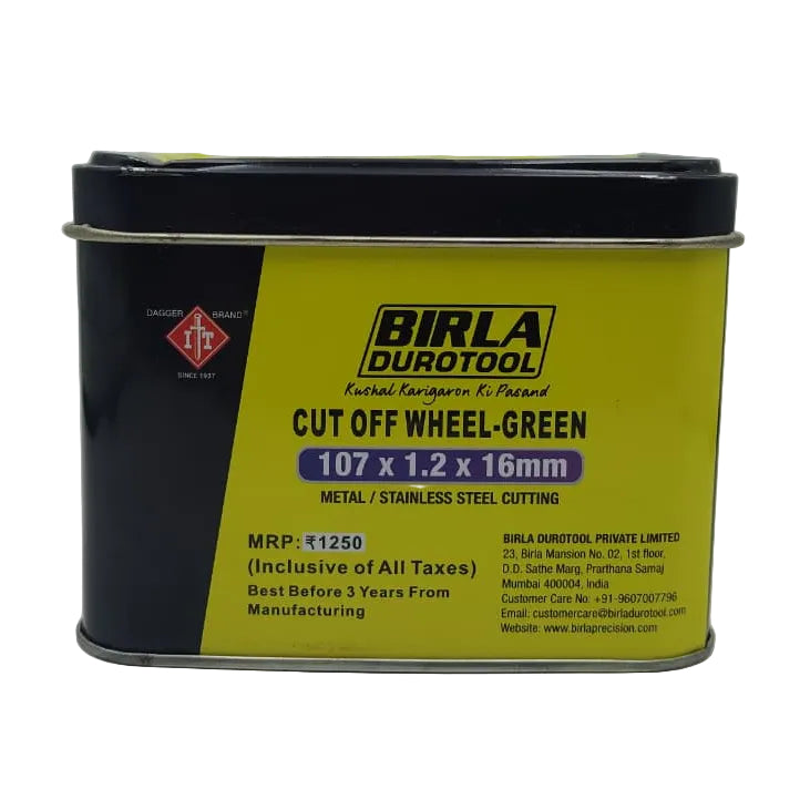 4" CUT OFF WHEEL - BIRLA DUROTOOL (PACK OF 50)