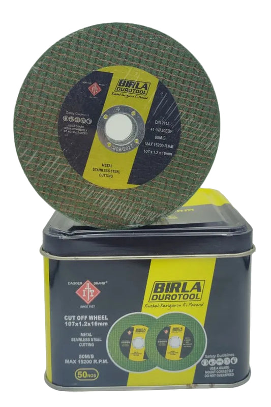 4" CUT OFF WHEEL - BIRLA DUROTOOL (PACK OF 50)