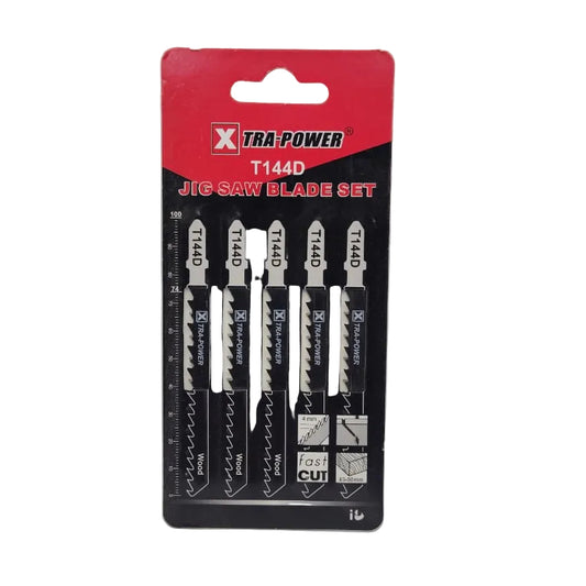 JIGSAW BLADE SET - T144D XTRA POWER (SET OF 5)