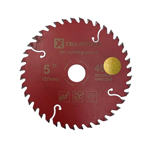TCT WOOD CUTTER - XTRA POWER 5"x 40 TEETH (PACK OF 1)