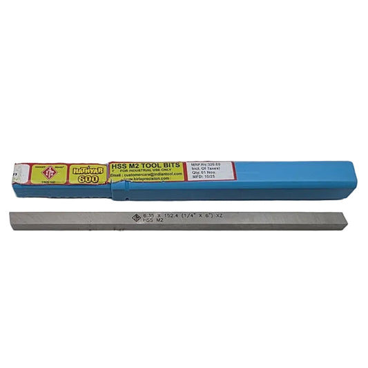 1/4"x6" - IT BRAND HSS M2 HATHYAR 600 TOOL BIT - WHITE (PACK OF 1)