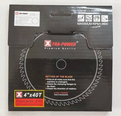 TCT WOOD CUTTER - XTRA POWER 5"x 40 TEETH (PACK OF 1)