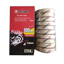 4" FELT BUFF PAD-XTRA POWER (AVAILABLE IN PACK OF 10 & 20)